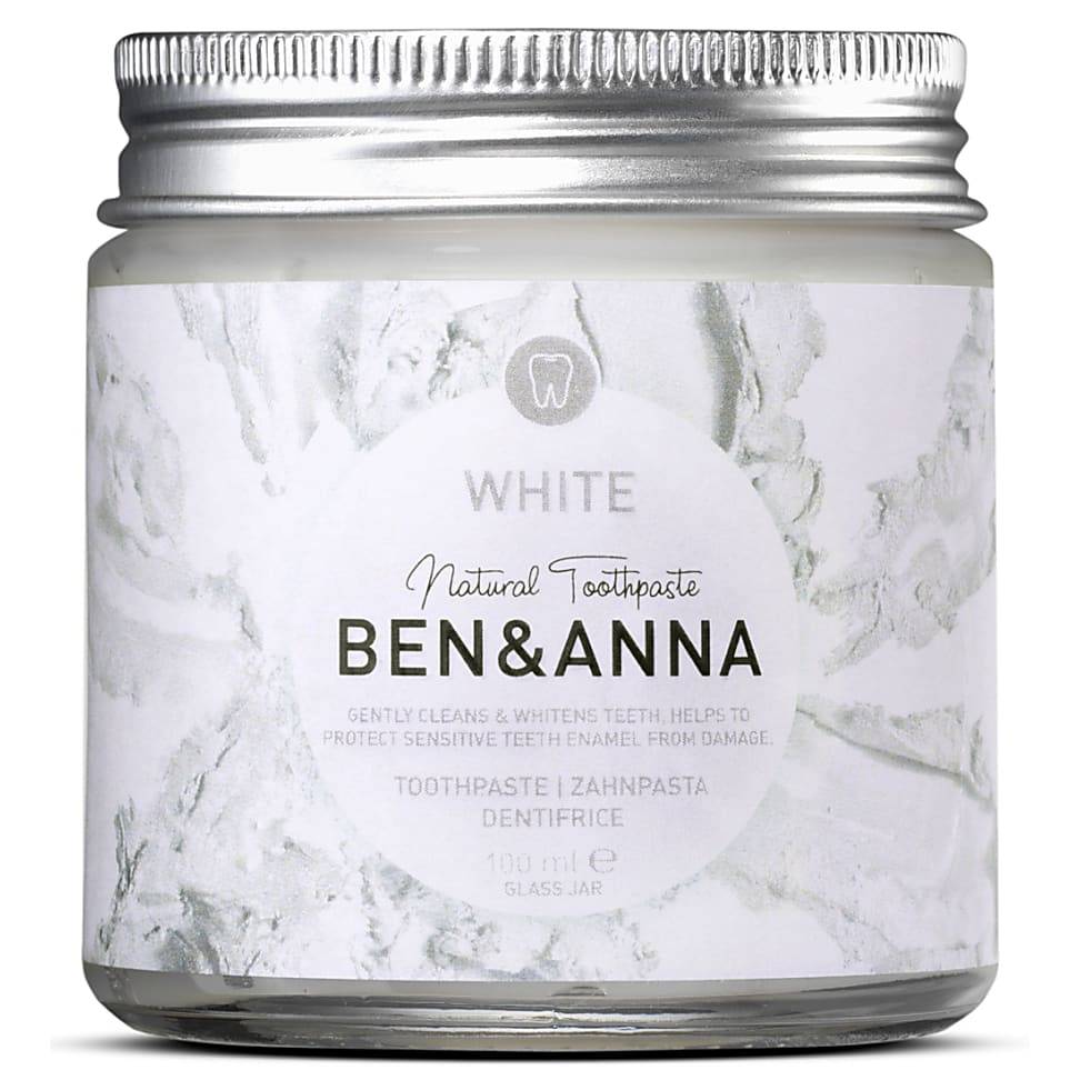 Ben & Anna Natural Toothpaste White - Zahnpasta im Glas