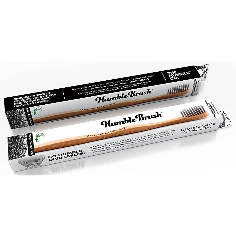 Humble Brush Adults Charcoal - Zahnbürste