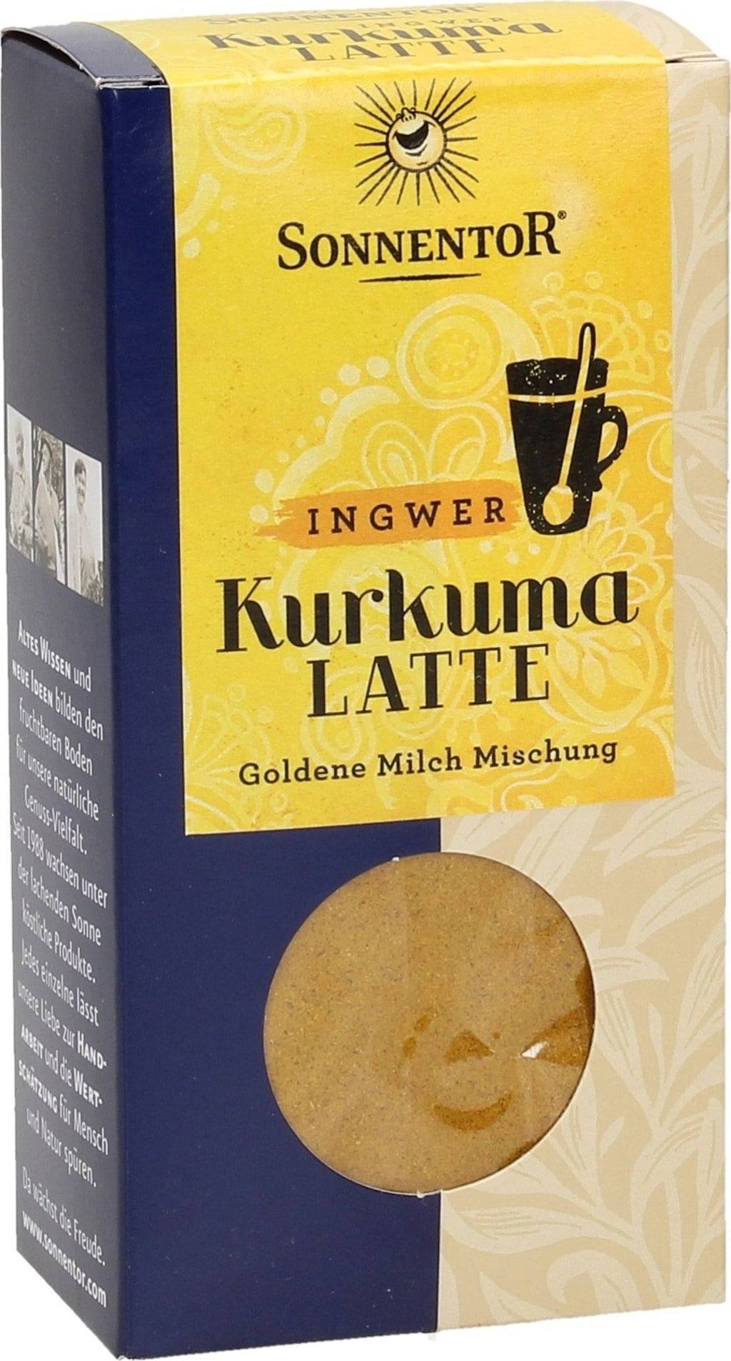 Kurkuma Latte Ingwer Bio Packung, 60 g