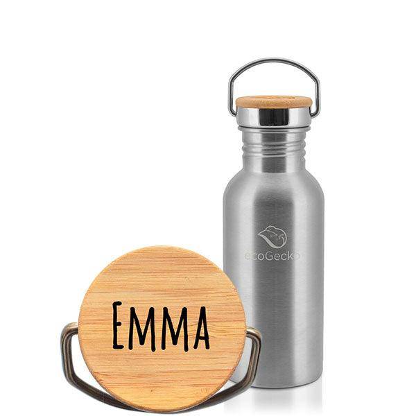 Edelstahl Trinkflasche 500ml (Gravur)
