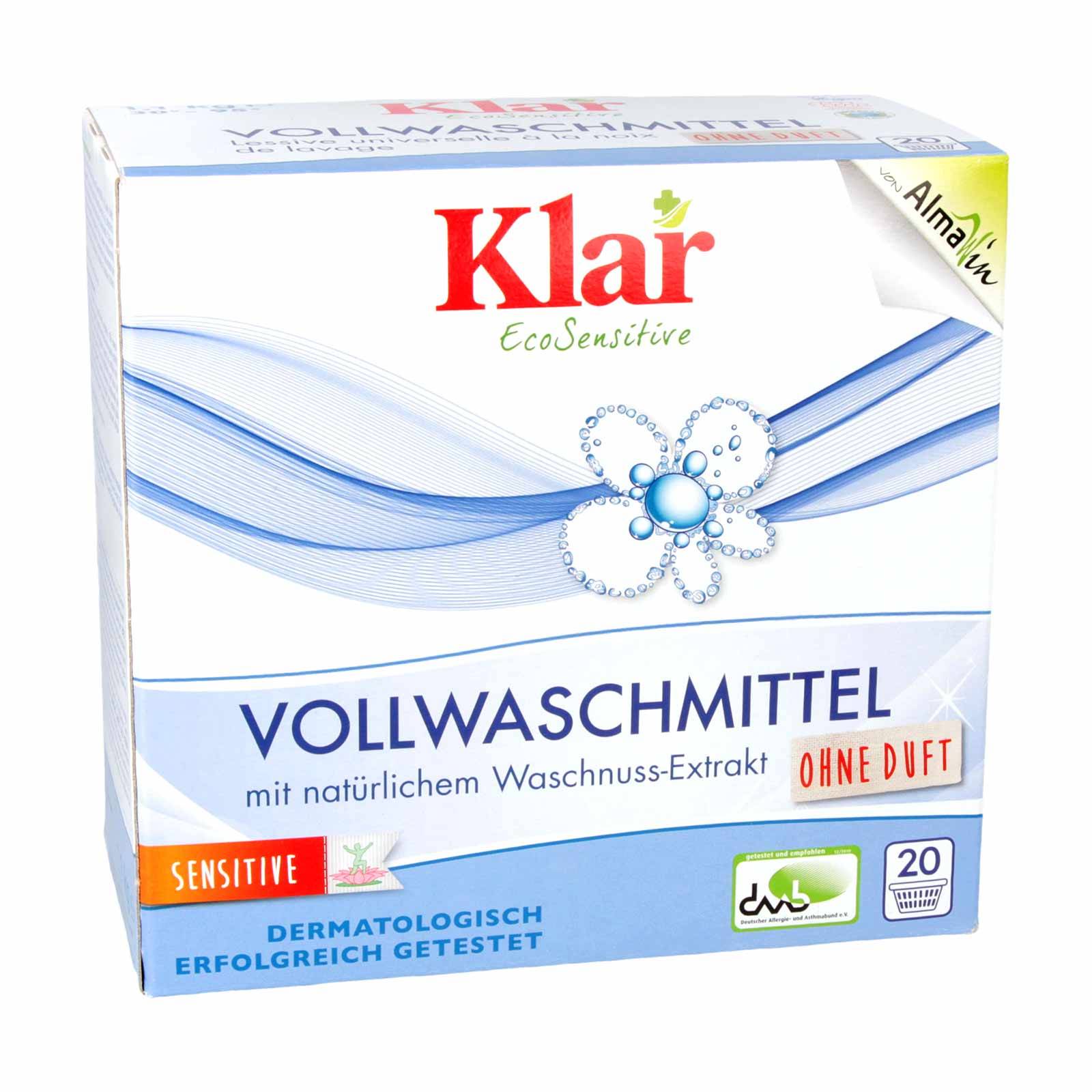 Klar Vollwaschmittel Waschnuss ohne Parfum online bestellen
