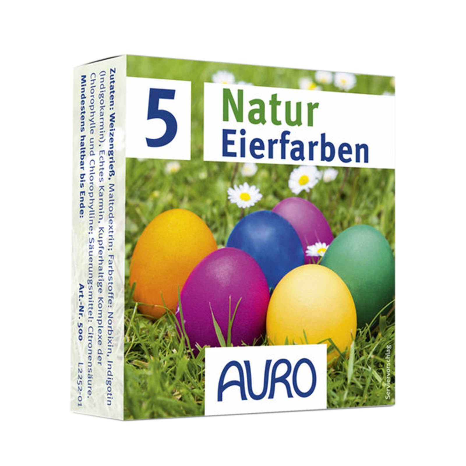 Natürliche Eierfarben - Eierfärben mit Naturfarben von Auro